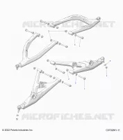 SUSPENSIÃ“N DELANTERA CONTROL ARMS MOUNTING