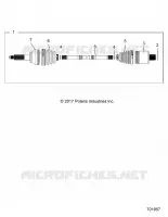 DRIVE TRAIN, TRASERO UNIDAD SHAFT (FROM 7/17/2017)