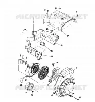 VENTILADOR CAJA/ARRANQUE DE RETROCESO Indy Lite (4921332133030A)