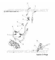 SISTEMA DE COMBUSTIBLE, RAIL, LINES and CUERPO DE MARIPOSA