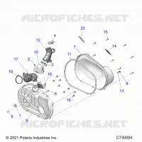 TREN, CLUTCH COVER AND DUCTING