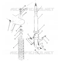 PUNTAL DELANTERO ASSEMBLY (4915951595010A)