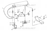 SISTEMA DE ESCAPE WIDETRAK LX 0972065 and  EUROPEAN WIDETRAK LX E972065 (4938223822C003)
