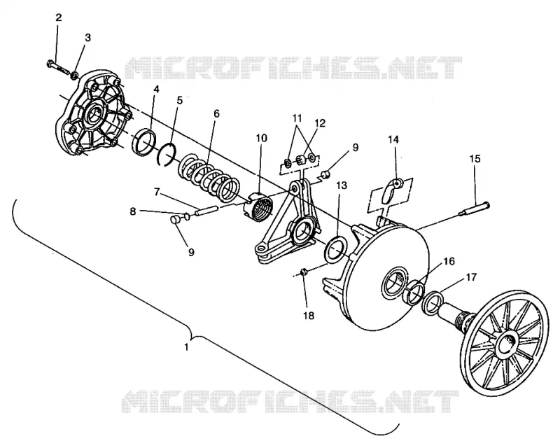 Embrague 500 EFI 0963774 and EUROPEAN 500 EFI E963774 (4936183618B014)