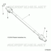 TREN, REAR PROP SHAFT