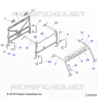 CHASSIS, CAB BASTIDOR