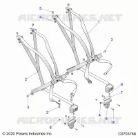 ASIENTO BELT MOUNTING 6 POINT