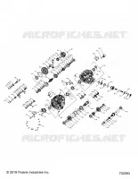 DRIVE TRAIN, PRINCIPAL GEARCASE INTERNALS