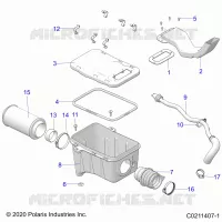 ENGINE, TOMA DE AIRE SYSTEM