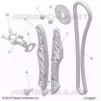 LA CADENA DE LEVAS AND TENSIONER