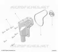 MOTOR, WATERPUMP IMPELLER AND COVER