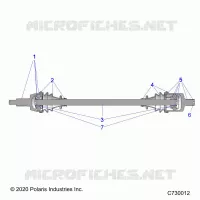 TREN, FRONT HALF SHAFT