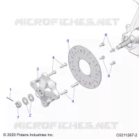 SUSPENSIÃ“N DELANTERA HUB AND BRAKE DISC