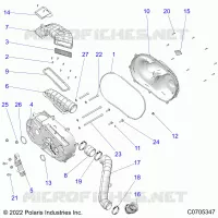 TREN, CLUTCH COVER AND DUCTING