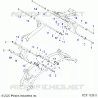 SUSPENSION TRASERA CONTROL ARM MOUNTING