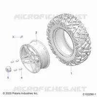 RUEDAS, FRONT TIRE