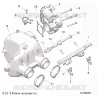 ENGINE, TOMA DE AIRE MANIFOLD