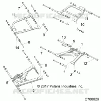SUSPENSION TRASERA CONTROL ARMS