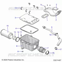 ENGINE, TOMA DE AIRE SYSTEM