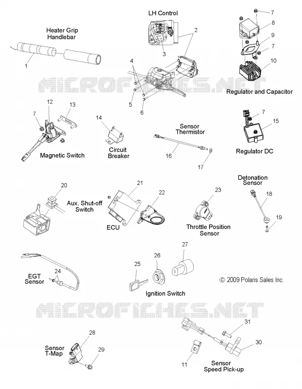 INTERRUPTORES, SENSORES and COMPONENTS