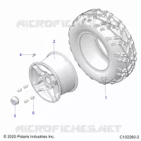 RUEDAS, REAR TIRE
