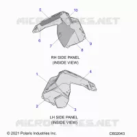 PANELES LATERALES FOAM/FABRIC