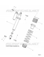 SUSPENSION, CHOQUE FRONTAL MOUNTING
