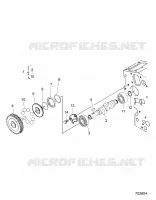 ENGINE, GASOLINA CAMSHAFT AND GOVERNOR SHAFT