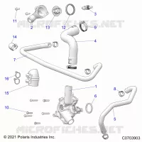MOTOR, WATERPUMP AND BYPASS