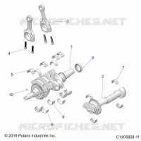 ENGINE, CIGUEÑAL AND BEARINGS