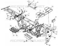 PARACHOQUES / TRANSPORTIN MOUNTING BIG BOSS 6X6 400L W97AE38A (4940814081A007)