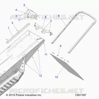CHASIS, REAR ASM.