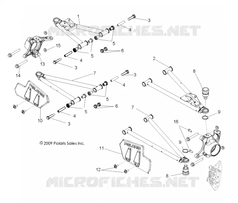 SUSPENSIÓN DELANTERA CONTROL ARMS