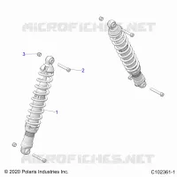 SUSPENSION, CHOQUE FRONTAL