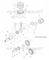 MOTOR, CIGUEÑAL AND PISTÓN