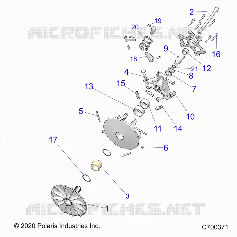 TREN, PRIMARY CLUTCH