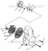 ARRANQUE DE RETROCESO ASSEMBLY CLASSIC E942865 and  CLASSIC TOURING E942875 (49274027400049)