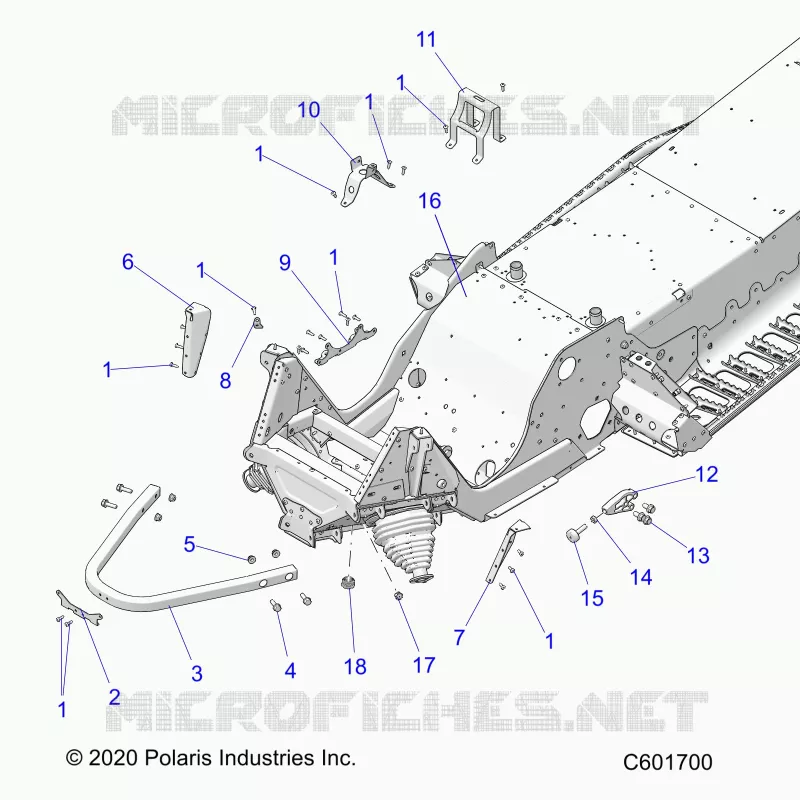 CHASIS, FRONT ASM.