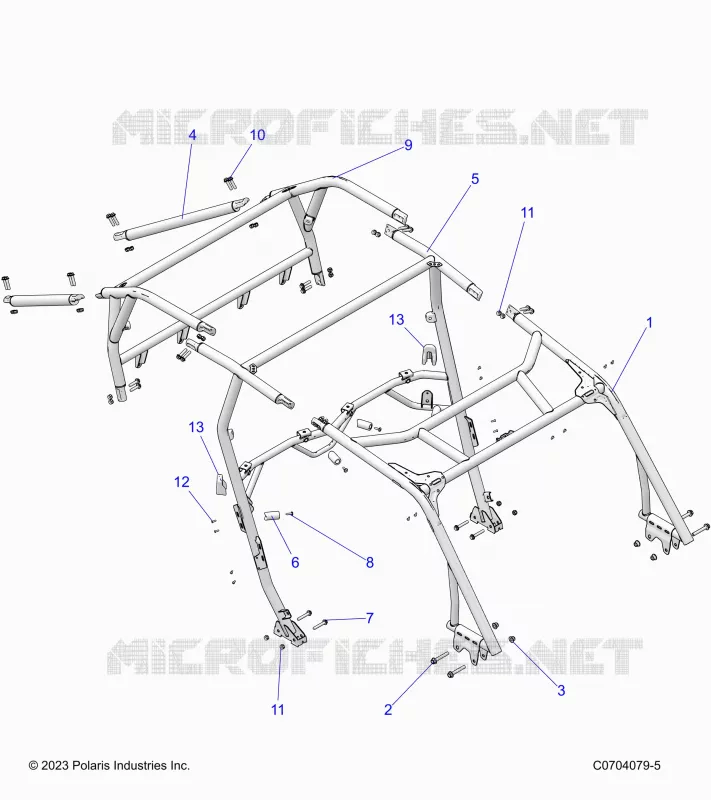 CHASSIS, CAB BASTIDOR