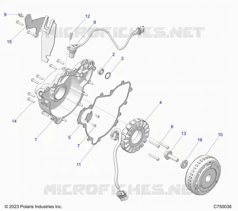 ENGINE, STATOR AND FLYRUEDA