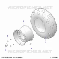 RUEDAS, REAR TIRE