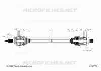 TREN, REAR HALF SHAFT