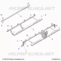 CHASSIS, ASIENTO SUPPORTS- G21GMH99AL/BL (C700819-3)