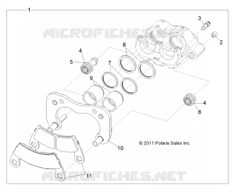 FRENO TRASERO CALIPER