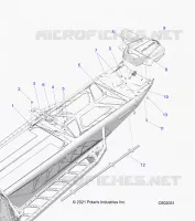 CHASIS, REAR, MISC. COVERS AND SNOWFLAP