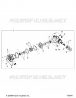 TREN, FRONT GEARCASE INTERNALS