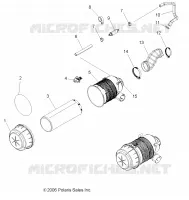 MOTOR, TOMA DE AIRE SYSTEM
