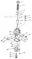 CARBURADOR (300) XPRESS 300 W97CA28C (4939603960E003)