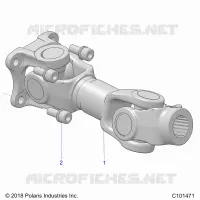 TREN, PROP SHAFT, REAR