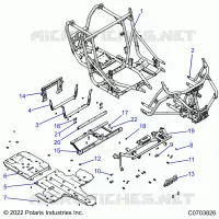 CHASSIS, MAIN FRAME AND ESQUÃD PLATES
